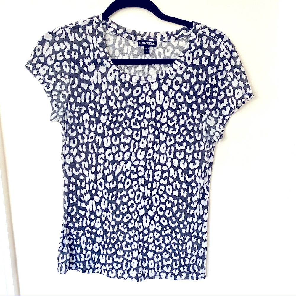 {Express} Leopard Print Tee